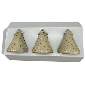 Threshold & Studio McGee Ornament Tree Set Ceramic Beige with Brown Design READ